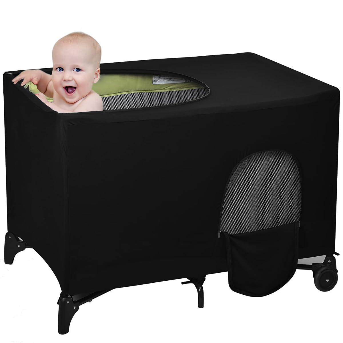 SNOWIE SOFT Blackout Crib Canopy Cover Breathable Crib Canopy Cover Polyester Lightshade Mosquito Net for Baby Crib 39 SNOWIE SOFT Blackout Crib Canopy Cover Breathable Crib Canopy Cover Polyester Lightshade Mosquito Net for Baby Crib 39